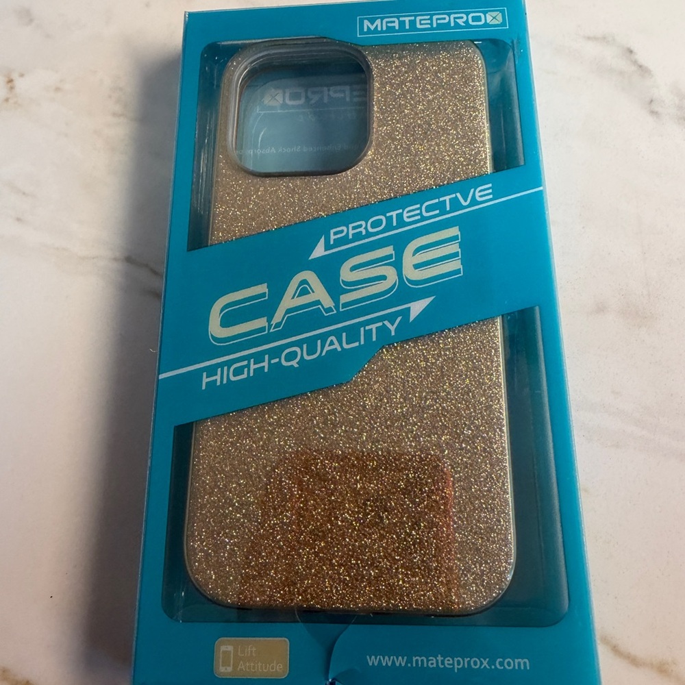 iPhone 13Pro Gold Protective Phone Case
